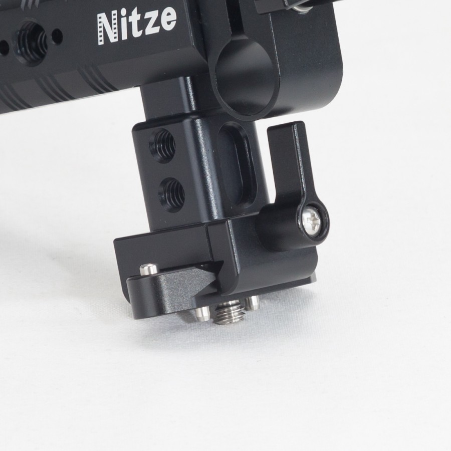 Nitze NATO Rail with 1/4" Screw and ARRI Locating Pins N49D1/4